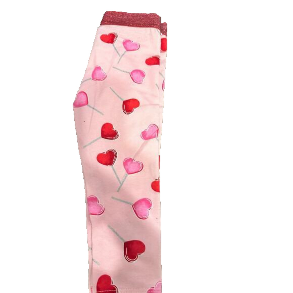 Walmart brand girls 12m valentines leggings